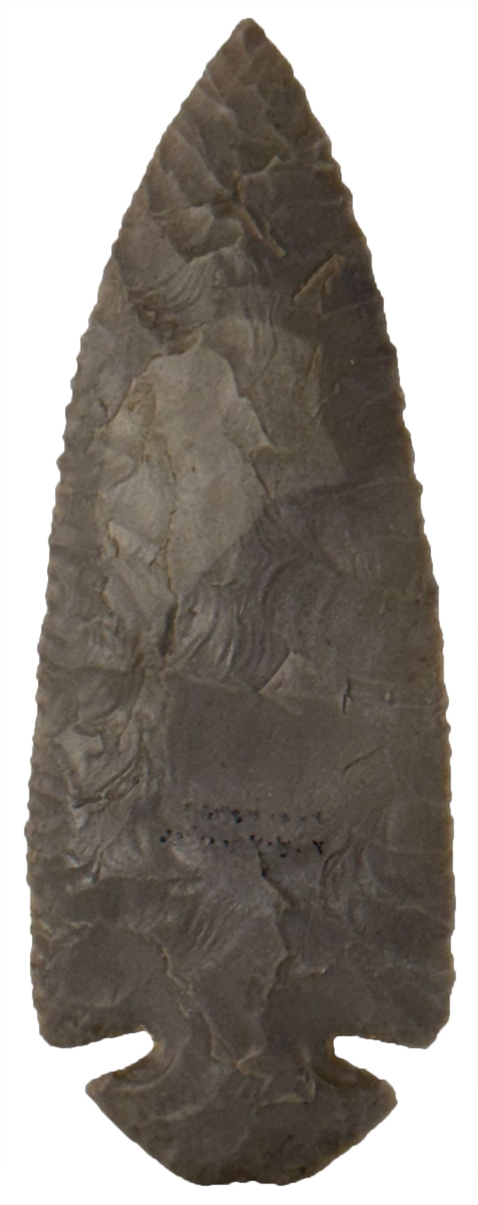 4 5/16" Dovetail. Harrison County, Indiana. Thin, Well Flaked. Ex Byron McDonald Collection. (1 of 5)