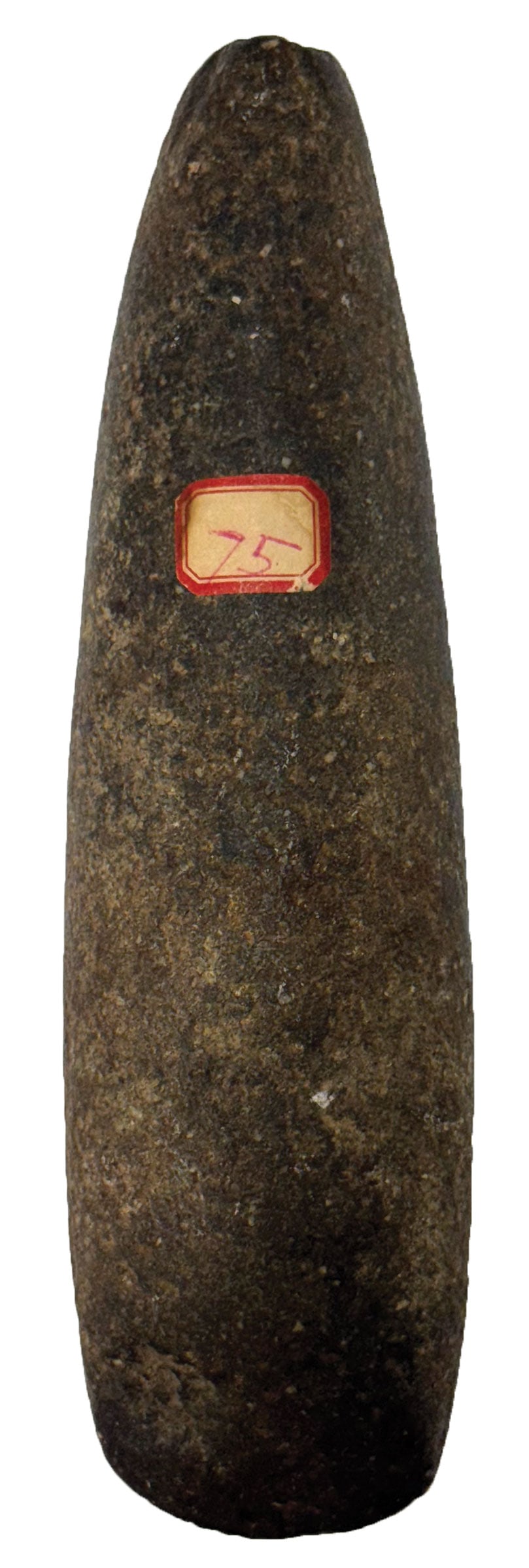 7" Hardstone Celt. LeFlore County, Oklahoma. Ex Bracklein, Chaffee, Hartline and Pipes. (1 of 4)