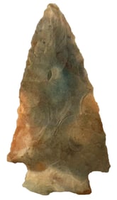 3" Decatur. Pink and Gray Chert. Madison County, Ohio. Ex Charles West. Rogers COA.