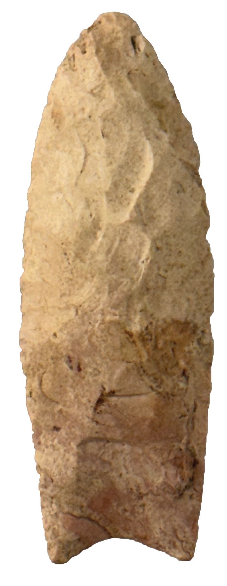 3 1/2" Clovis. Heat Treated Burlington. Nicely Fluted. Jackson County, MO. Ex Nick Gray. (1 of 2)