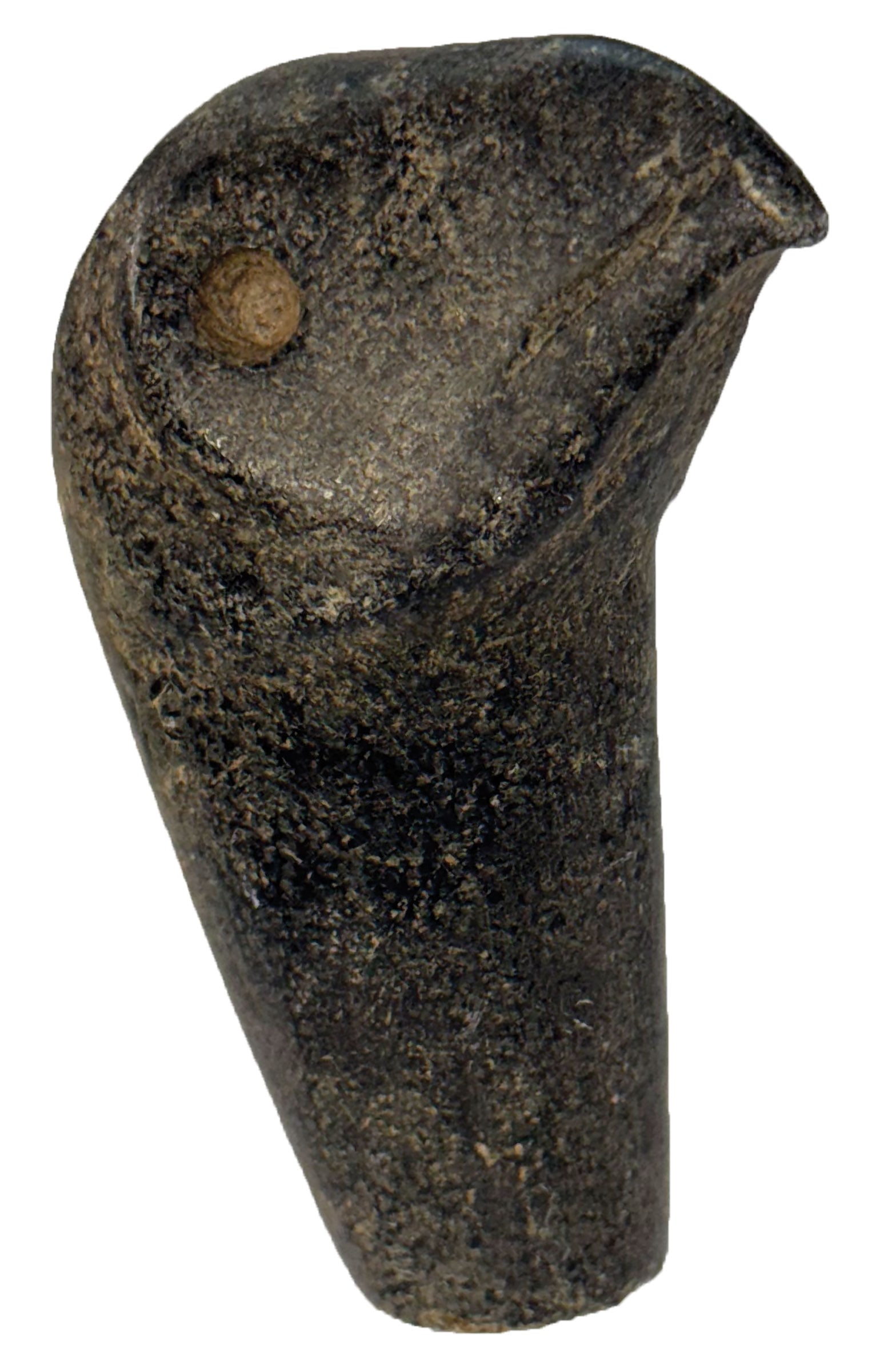 3 3/4" Bird Head Effigy Pipe. Montgomery County, Ohio. Ex Byron Anderson. (1 of 6)