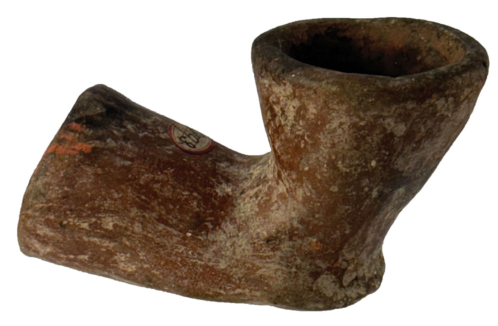 3 1/2" Pipe. Greene County, Arkansas. Possibly pipestone. Ex Pat Gaines. (1 of 6)