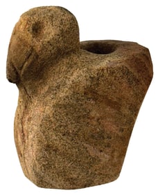 3 1/8” Bird Pipe. Sandstone. Kenton County, Kentucky. Ex Tom Davis.