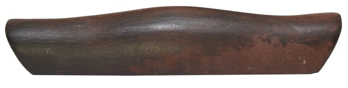 6” Bar Amulet. OH. Undrilled. Brown Slate with red ochre staining. Ex Western