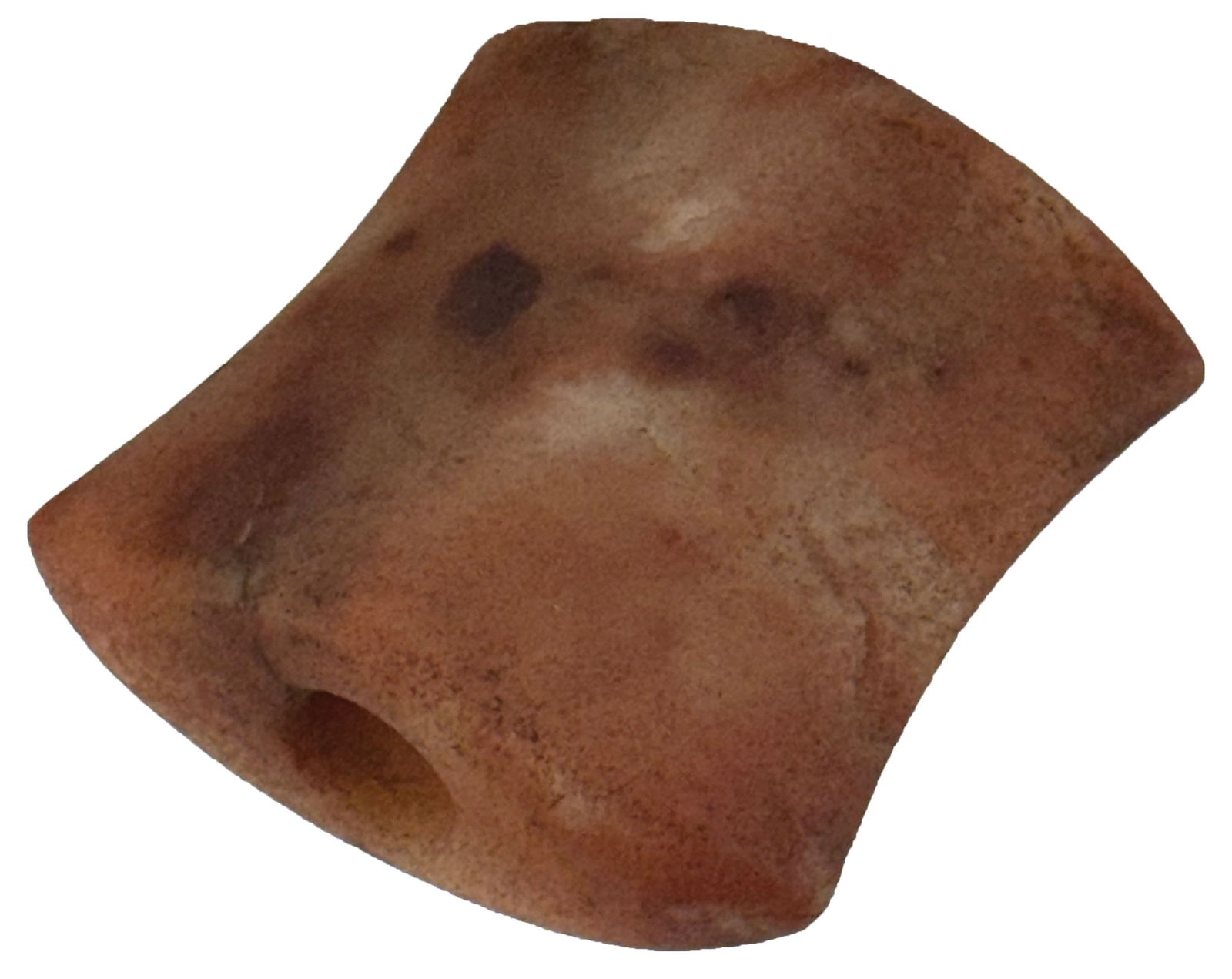 2 11/16" Hourglass Bannerstone. Cass County, IL. Quartize. Ex Wingerd Coll. and Terry Crafton. (1 of 4)