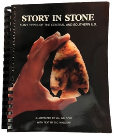 Book: The Story In Stone by Val Waldorf. Ex Dan Blair Collection.