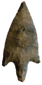 4 9/16” Buck Creek. IN. Striped Hornstone. Ex-Doug Underwood, Rocky Hall and Gary Hale.