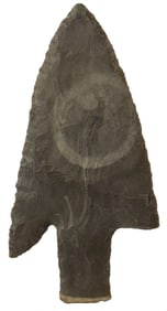 3 1/2” Buck Creek. Henderson, Kentucky. Hornstone with bullseye on 1 side.