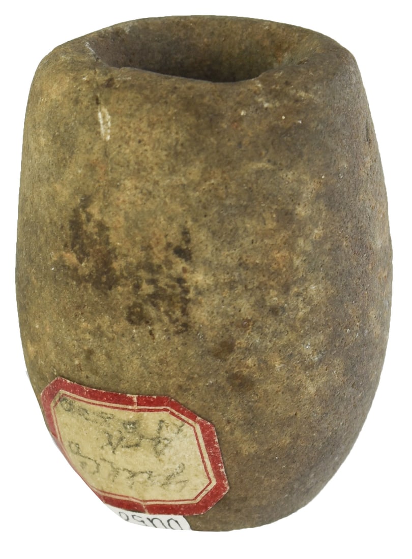 2 1/2” Sandstone Tube Pipe. Yell County, AR. Good condition. Ex Von Hilliard. Dickey (1 of 7)