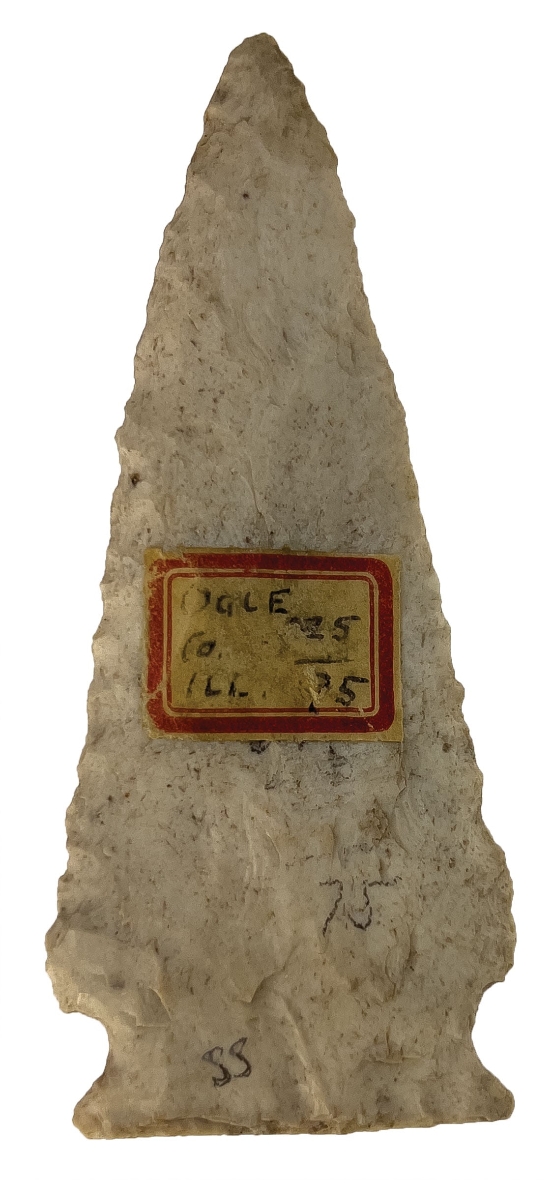 4 1/16" Sidenotch. Burlington. Ogle County, IL. Ex Nick Gray.: 4 1/16" Sidenotch. Burlington. Ogle County, IL. Ex Nick Gray.