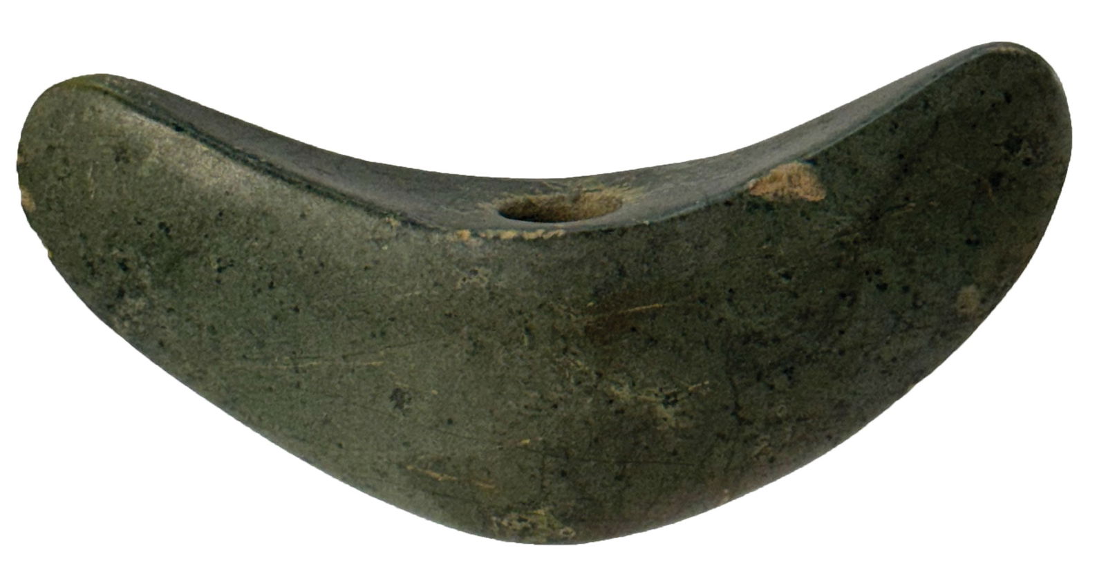 4½" Serpentine Slate Bannerstone. High polish. Ex Byron Anderson (B-50 BA). Georgia. (1 of 5)