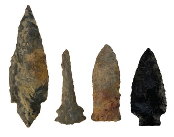 4 points. 2 1/8” to 3 3/8” Variety of Matieral and Styles. Midwest. Ex Bob