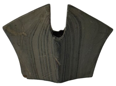 2 3/4" Winged Style Bannerstone. Illinois. Ex Floyd Ritter and Kevin Pipes.