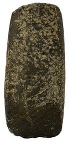 4 5/16” Unfinsished Celt. Lots of pecking marks. IN. Ex Jeff Hunt.