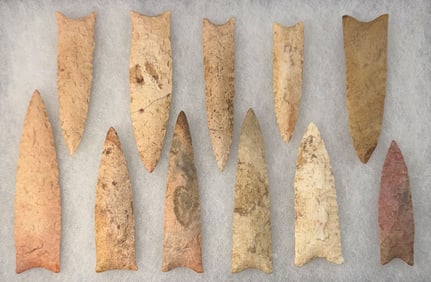 Frame of 11 Points. 3 3/16” to 4 7/16”. Ex Wally Zollman.