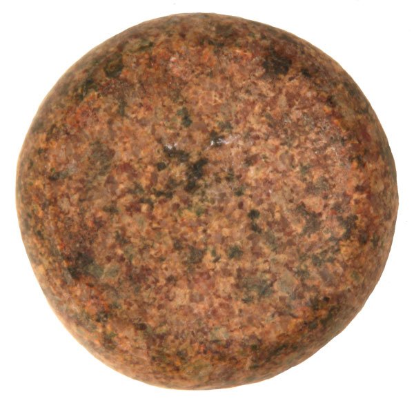 Colorful Cupped Discoidal. KY. Ex-Gary Noel: 163. 1 7/8” Colorful Cupped Discoidal. KY. Ex-Gary Noel