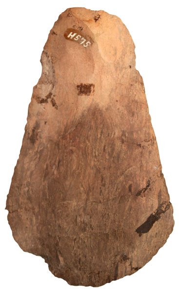 Dover Spade. TN. Old Harry Horning piece: 209. 7 5/8” Dover Spade. Knox Co, TN. Ex-Dr. Hasewinkel, Harry Horning collections