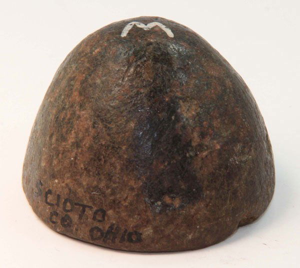 Highly "Scooped" Cone. OH. Rare. Ex-Lewis: 312. 1 5/8” Cone. Rare “scooped” example. Scioto Co, OH. Ex-Mitch Lewis