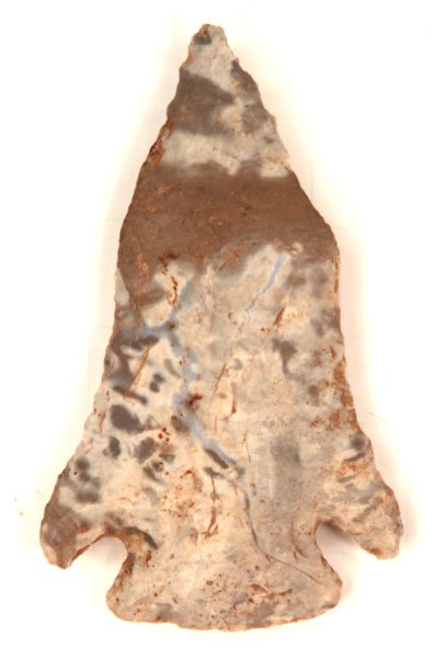 Colorful Boone Chert Afton. Partain COA: 442. 2 13/16” Afton. MO. Boone Chert. Ex-Ken Partain. Putty and Partain COAs