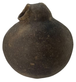 6' by 6' Hooded Effigy Water Bottle. Solid. Bradley Site. Ex Frank Morast. Partain COA.