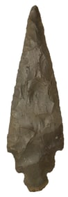4 1/4" Fine Merkle Point. Hornstone. Ex King Ross Collection.