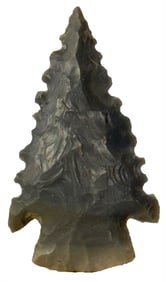 2 3/8" Pine Tree. Hornstone. Very well made. Indiana. Ex Ronald Max Hinshaw.