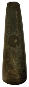 5 5/16" Double Bit Chisel. Slate. Madison County, Indiana. Ex Doug Watkins.
