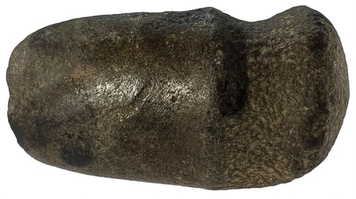 4 3/8" 3/4 Grooved Raised Ridge Axe. Polished Bit. Indiana. Ex Doug Watkins.