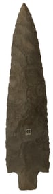 7 13/16" Adena Spear. Hornstone. Indiana. Ex Floyd Grubbs, Tim Weaver.