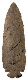 5” Notched Base Dovetail. Harrodsburg Chert. Indiana. Ex Doug Watkins. COA’s.