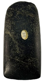 4 5/16" Celt. Black Granite. Dunkirk, Indiana. Ex Robert Quinter and Doug Watkins.