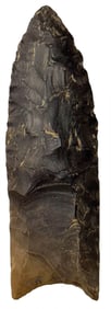 3 1/2" Clovis. Coastal Plains Chert. Fluted. Texas. Pictured. Ex King Ross.