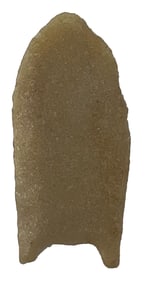 1 11/16" Folsom. Wyoming. Spanish Diggings flint. Ex Tommy Beutell.
