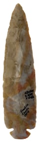 6 5/16" Dovetail. Flint Ridge. Franklin County, OH. Ex Gilbert Dilley, Norman Kley.