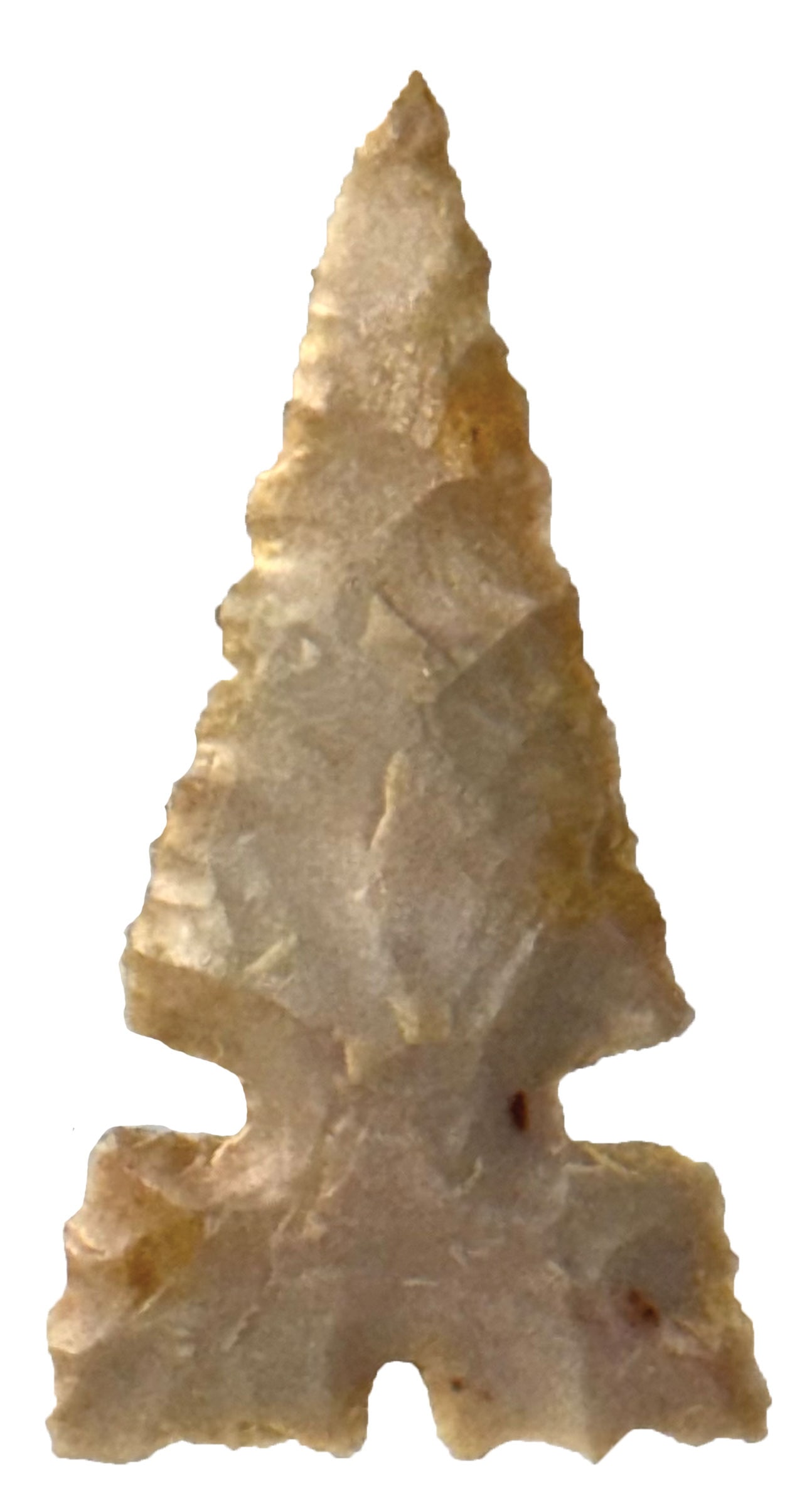 1 5/8" Cahokia Point. Carter Cave. Illinois. Ex Ronald Max Hinshaw Collection. (1 of 2)