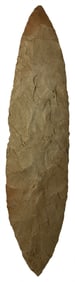 8 1/16" Ceremonial Blade. Dover Chert. Pike County, OH. Ex Pat Gaines.