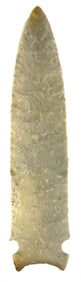 5 9/16" Graham Cave. Bright white Burlington. Cleaned. Missouri. Ex Crawford. COA.