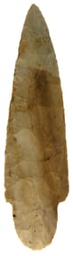 5 11/16" Adena Point. Tan Burlington Chert. Illinois. Perino, Rogers and Motley COAs.