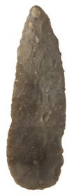 5 15/16" Blade. Chalcedony. Darke County, OH. Ex Roger Tucker and Kevin Pipes.