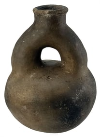 5 1/2" Stirrup Water Bottle. Arkansas. Solid. Ex Kevin Pipes