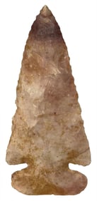 4" Thebes. Cream and brown chert. Portage County, OH. Ex Terry Allen. Rogers COA.