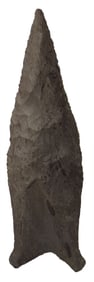 4 3/16" Cumberland. Dover Chert. Found in the 1950s, Stewart County, TN. COA.