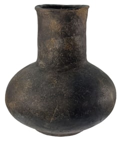 7 1/2" Mississippian Pottery. Established Base. Arkansas. Ex Schwartz Family.