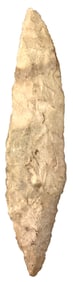 5 1/8" Beveled Knife (Harahay). Oklahoma. Pictured Who's Who 11. Ex King Ross.