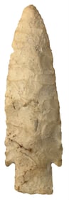4 1/2" Hardin. Burlington Chert. Pike County, MO. Ex Terry Allen. Motley COA.
