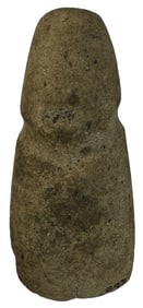 4 3/8” 3/4 Groove Adze. Gray Hardstone. Indiana. Pictured in WW#5. Ex Lum Milam.