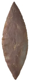 4 11/16” Caddo Blade. Novaculite. Yell County, AR. Ex Arthur Claybaugh. Partain COA.