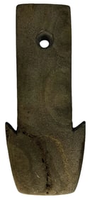 6" Anchor Pendant. Slate. Ohio. Ex Howard Bell and Doug Watkins.