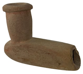 4" Mississippian Pipe. Sandstone. Estill County, Kentucky. Found by Dean Sims. 