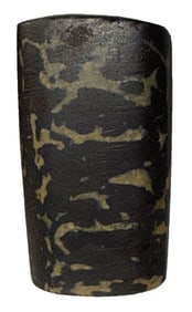 1 3/4" Polished Stone Tablet. Slate. Has nice worm marks. Ex Walt Podpora and Doug Watkins.